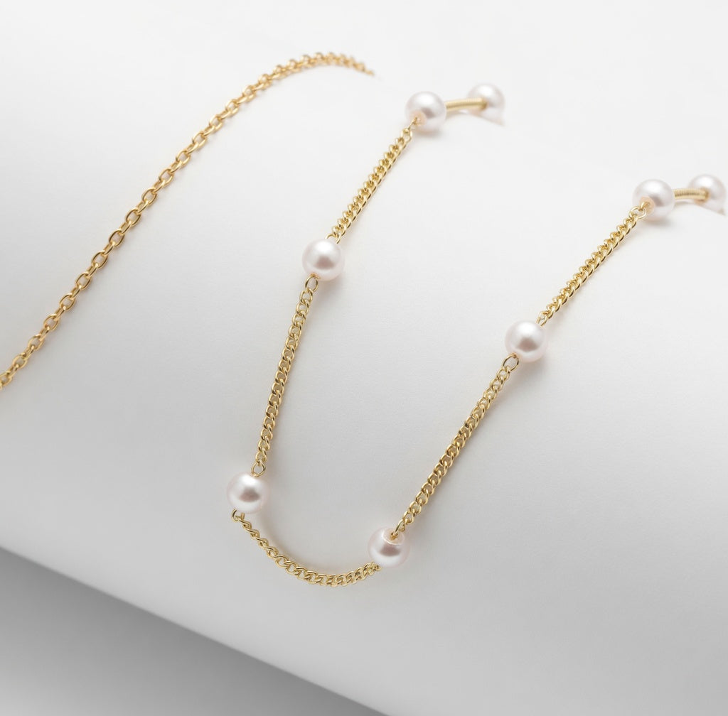 Gold Plated Layered Baroque Pearl Necklace for Women - Trendy Multi Strand Pearl Choker Jewelry Gift